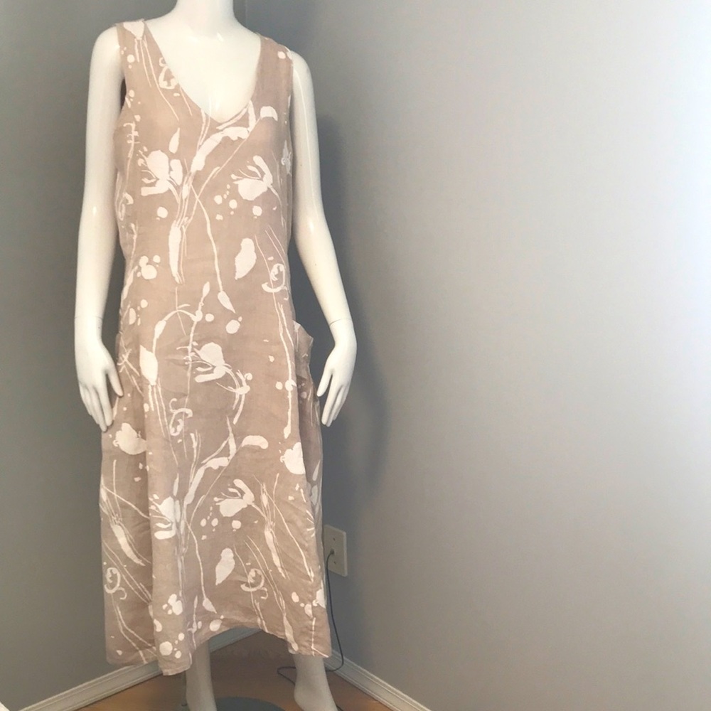 Landsdownunder Linen Floral Dress